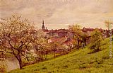 Printemps Paintings - Le Printemps, Amiens by Jean Ferdinand Monchablon